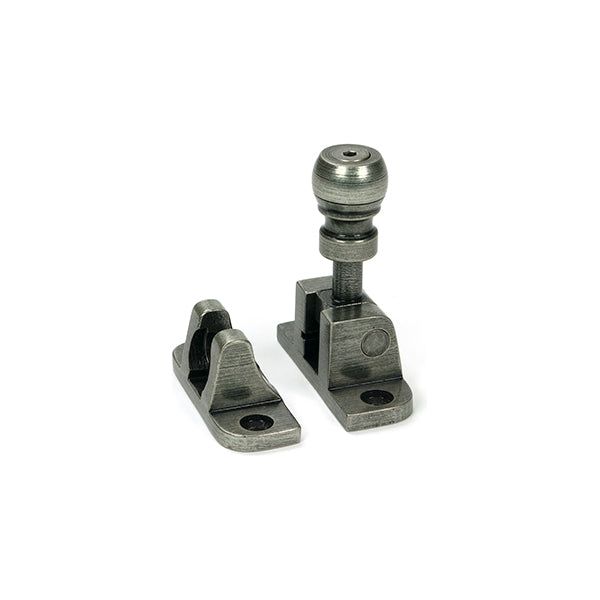 From The Anvil - Pewter Mushroom Brighton Fastener (Radiused) - 46616