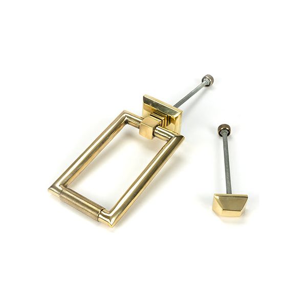 From The Anvil - Aged Brass Brompton Door Knocker - 46644