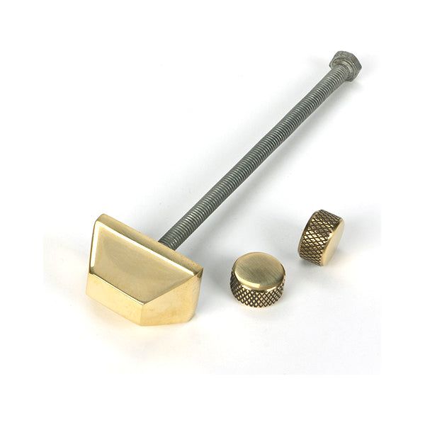 From The Anvil - Aged Brass Brompton Door Knocker - 46644