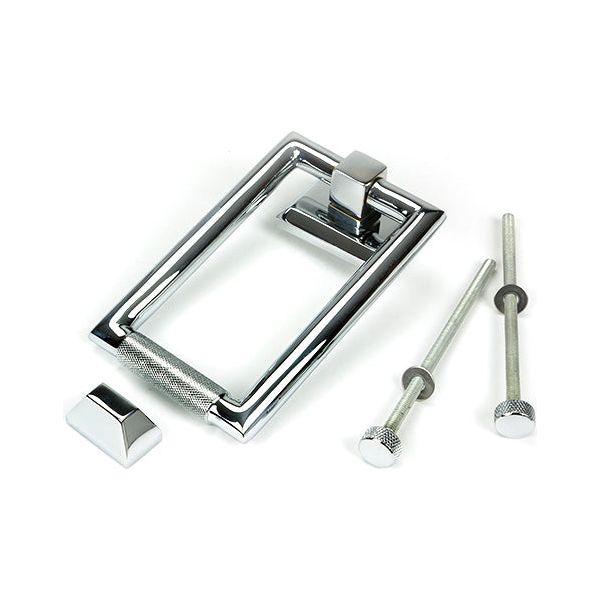 From The Anvil - Polished Chrome Brompton Door Knocker - 46645