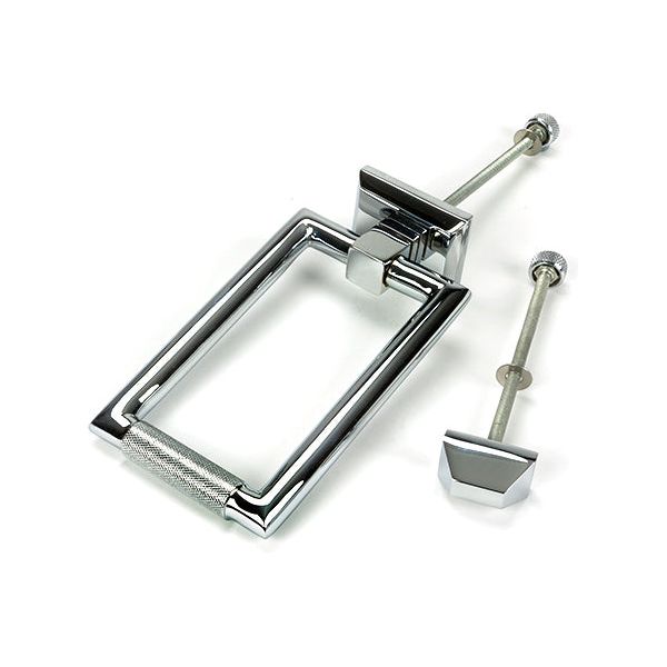 From The Anvil - Polished Chrome Brompton Door Knocker - 46645