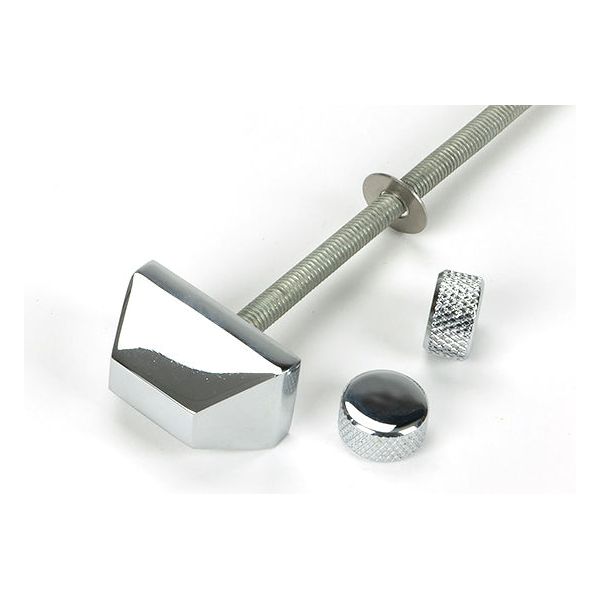 From The Anvil - Polished Chrome Brompton Door Knocker - 46645