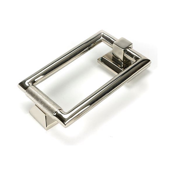 From The Anvil - Polished Nickel Brompton Door Knocker - 46646