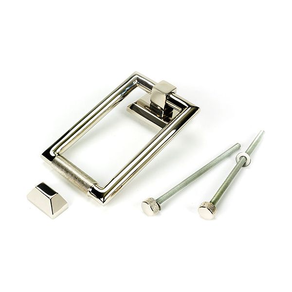 From The Anvil - Polished Nickel Brompton Door Knocker - 46646