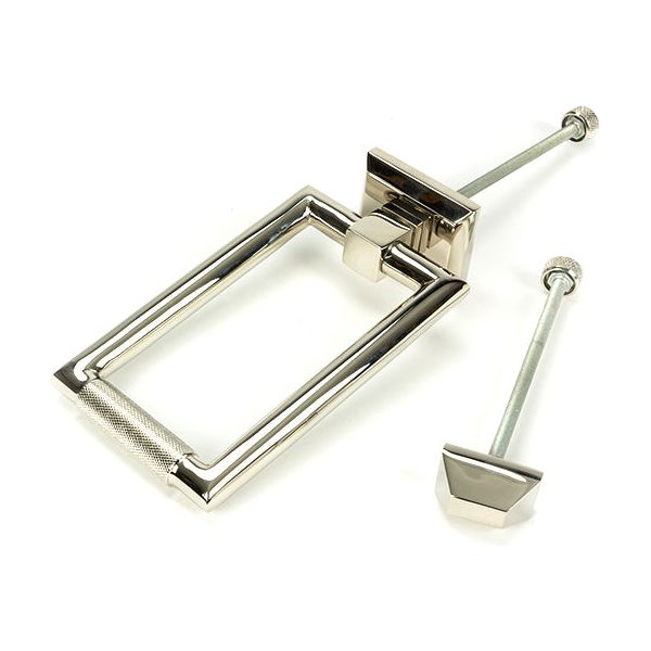 From The Anvil - Polished Nickel Brompton Door Knocker - 46646