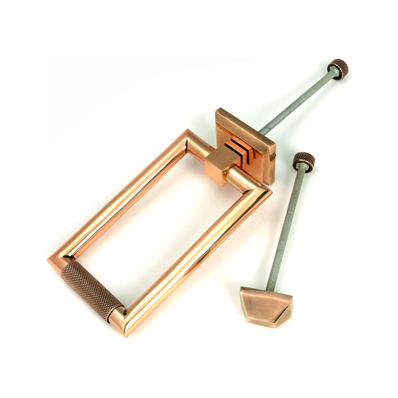 From The Anvil - Polished Bronze Brompton Door Knocker - 46648 - Choice Handles