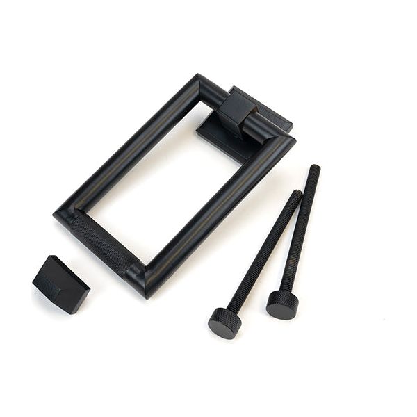 From The Anvil - Matt Black Brompton Door Knocker - 46650