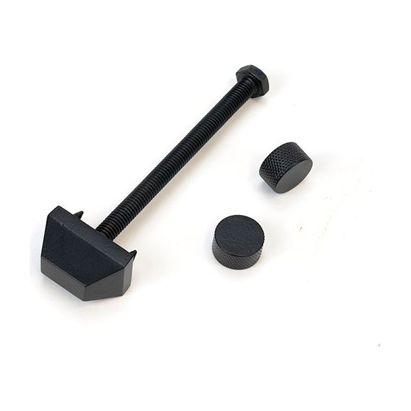 From The Anvil - Matt Black Brompton Door Knocker - 46650