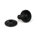 From The Anvil - Matt Black Beehive Centre Door Knob - 46660 - Choice Handles