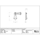 From The Anvil - Pewter Beehive Escutcheon - 46689 - Choice Handles