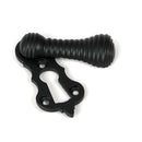 From The Anvil - Matt Black Beehive Escutcheon - 46690 - Choice Handles