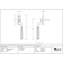 From The Anvil - Hinton Espag - RH - Polished Brass - 46701 - Choice Handles