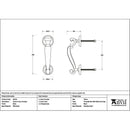 From The Anvil - Black Doctors Door Knocker - 46718 - Choice Handles