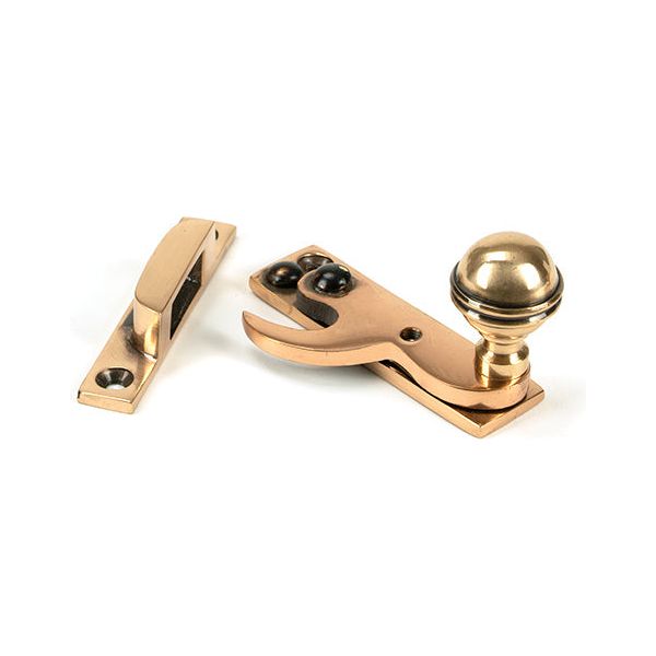 From The Anvil - Prestbury Sash Hook Fastener - Polished Bronze - 46729 - Choice Handles
