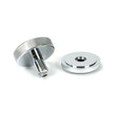 From The Anvil - Polished Chrome Brompton Centre Door Knob (Art Deco) - 46739 - Choice Handles