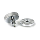 From The Anvil - Polished Chrome Brompton Centre Door Knob (Beehive) - 46740 - Choice Handles