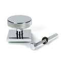 From The Anvil - Polished Nickel Brompton Centre Door Knob (Plain) - 46742 - Choice Handles