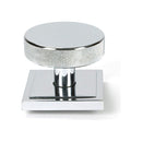 From The Anvil - Polished Chrome Brompton Centre Door Knob (Square) - 46741 - Choice Handles