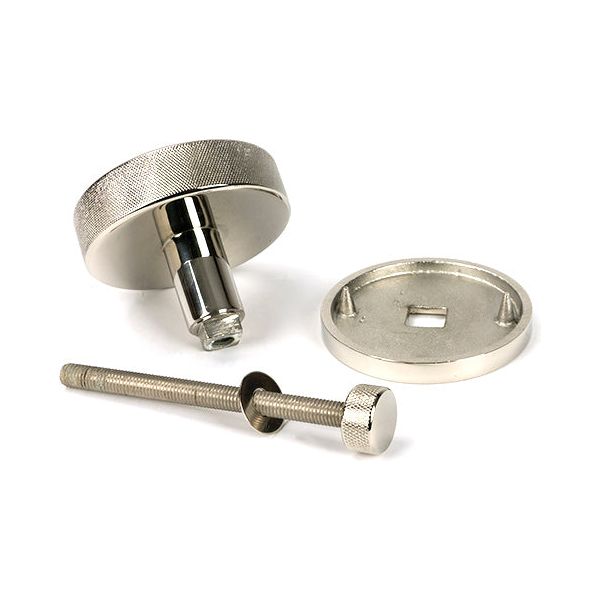 From The Anvil - Polished Nickel Brompton Centre Door Knob (Plain) - 46742