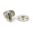 From The Anvil - Polished Nickel Brompton Centre Door Knob (Art Deco) - 46743 - Choice Handles
