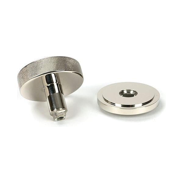 From The Anvil - Polished Nickel Brompton Centre Door Knob (Art Deco) - 46743
