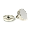 From The Anvil - Polished Nickel Brompton Centre Door Knob (Beehive) - 46744 - Choice Handles