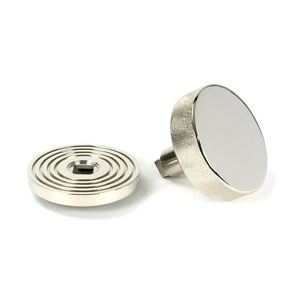 From The Anvil - Polished Nickel Brompton Centre Door Knob (Beehive) - 46744