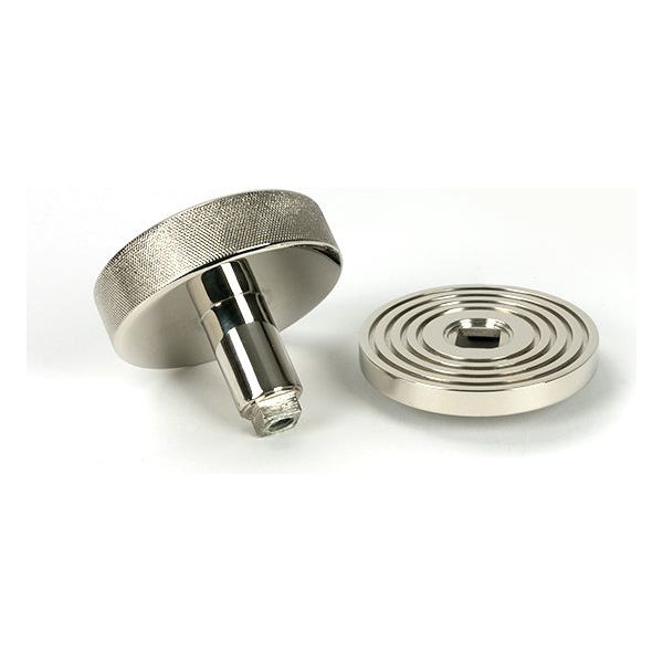 From The Anvil - Polished Nickel Brompton Centre Door Knob (Beehive) - 46744