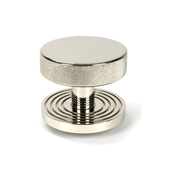 From The Anvil - Polished Nickel Brompton Centre Door Knob (Beehive) - 46744