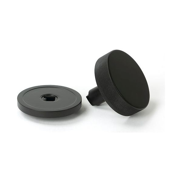 From The Anvil - Aged Bronze Brompton Centre Door Knob (Plain) - 46746