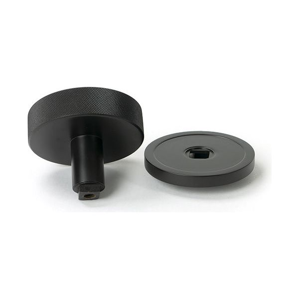 From The Anvil - Aged Bronze Brompton Centre Door Knob (Plain) - 46746