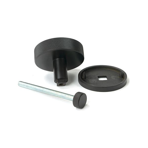 From The Anvil - Aged Bronze Brompton Centre Door Knob (Plain) - 46746