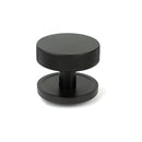 From The Anvil - Aged Bronze Brompton Centre Door Knob (Plain) - 46746 - Choice Handles