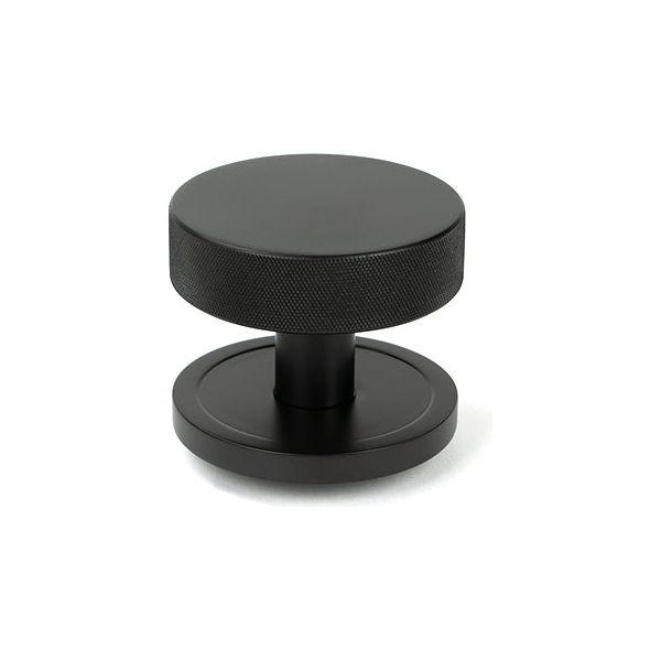 From The Anvil - Aged Bronze Brompton Centre Door Knob (Plain) - 46746