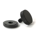 From The Anvil - Aged Bronze Brompton Centre Door Knob (Art Deco) - 46747 - Choice Handles