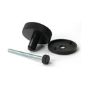 From The Anvil - Aged Bronze Brompton Centre Door Knob (Art Deco) - 46747 - Choice Handles