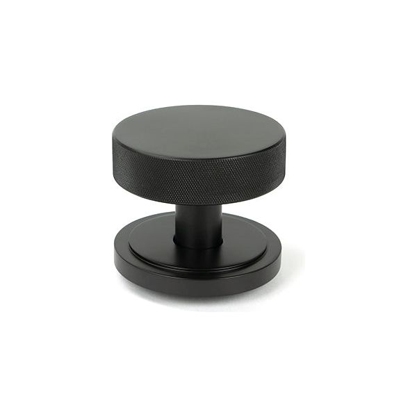 From The Anvil - Aged Bronze Brompton Centre Door Knob (Art Deco) - 46747