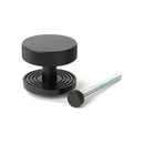 From The Anvil - Aged Bronze Brompton Centre Door Knob (Square) - 46749 - Choice Handles