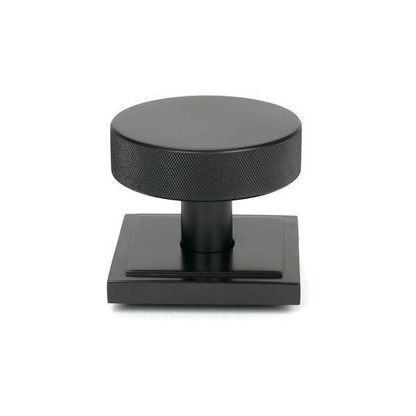 From The Anvil - Aged Bronze Brompton Centre Door Knob (Square) - 46749