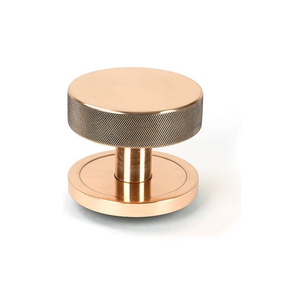 From The Anvil - Polished Bronze Brompton Centre Door Knob (Plain) - 46750