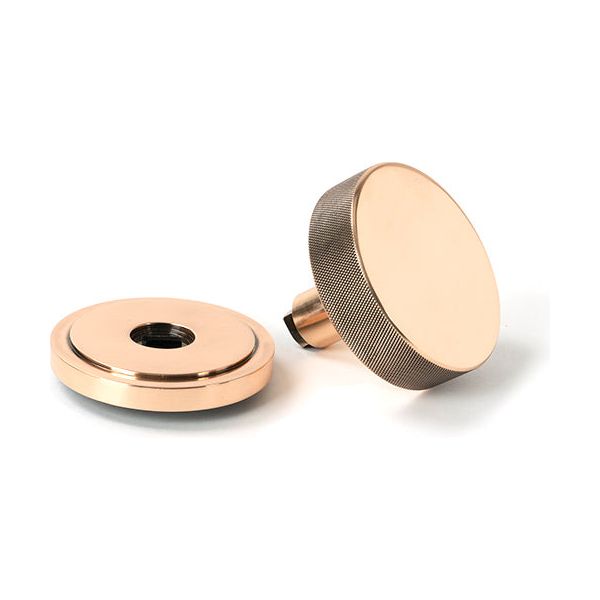 From The Anvil - Polished Bronze Brompton Centre Door Knob (Art Deco) - 46751