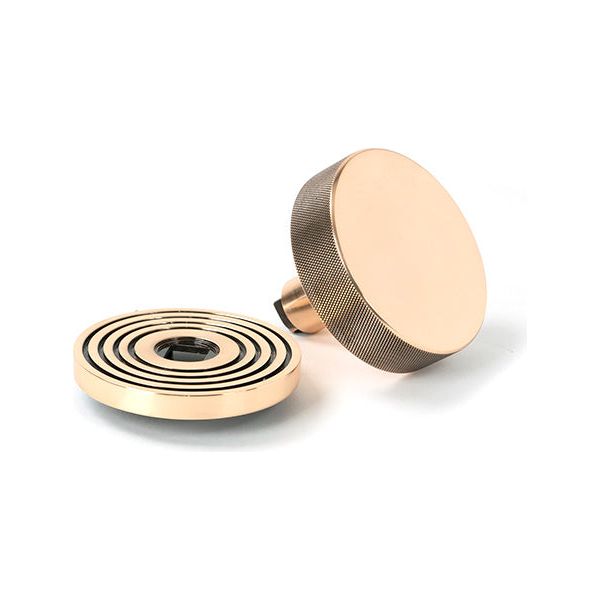 From The Anvil - Polished Bronze Brompton Centre Door Knob (Beehive) - 46752