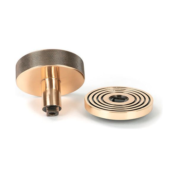 From The Anvil - Polished Bronze Brompton Centre Door Knob (Beehive) - 46752