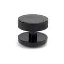 From The Anvil - Black Brompton Centre Door Knob (Plain) - 46754 - Choice Handles