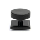 From The Anvil - Black Brompton Centre Door Knob (Square) - 46757 - Choice Handles