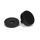 From The Anvil - Matt Black Brompton Centre Door Knob (Plain) - 46758 - Choice Handles