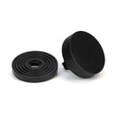 From The Anvil - Matt Black Brompton Centre Door Knob (Beehive) - 46760 - Choice Handles