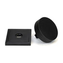 From The Anvil - Matt Black Brompton Centre Door Knob (Square) - 46761 - Choice Handles