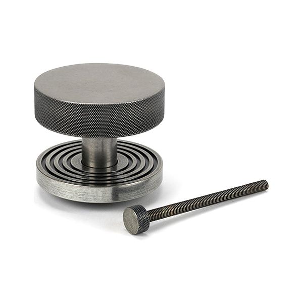 From The Anvil - Pewter Brompton Centre Door Knob (Beehive) - 46764 - Choice Handles