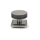 From The Anvil - Pewter Brompton Centre Door Knob (Square) - 46765 - Choice Handles